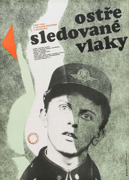 Ostre sledované vlaky film afişi