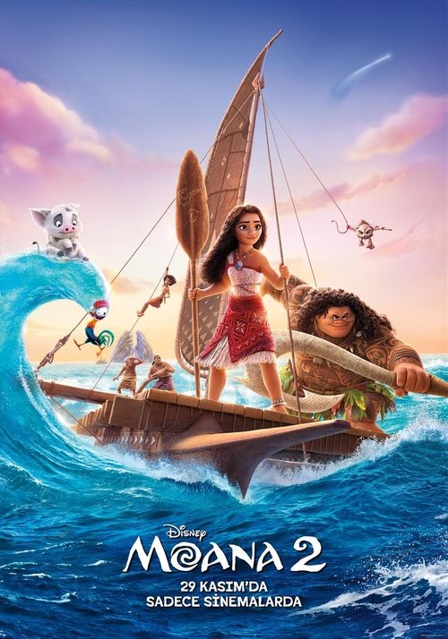 Moana 2 film afişi