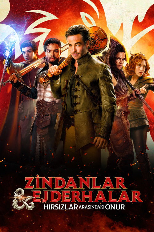Dungeons & Dragons: Honor Among Thieves (2023) film afişi