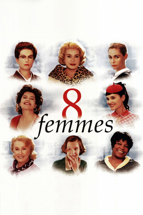 8 kadın film afişi