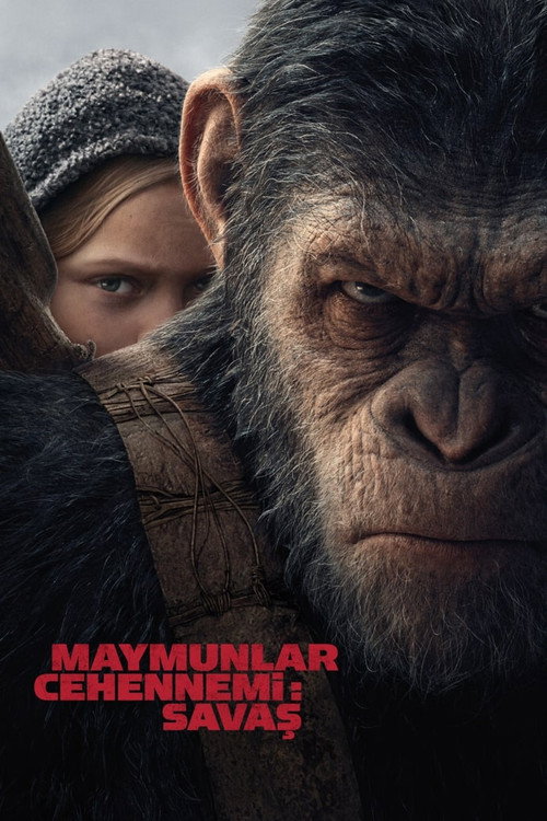 War for the Planet of the Apes film afişi
