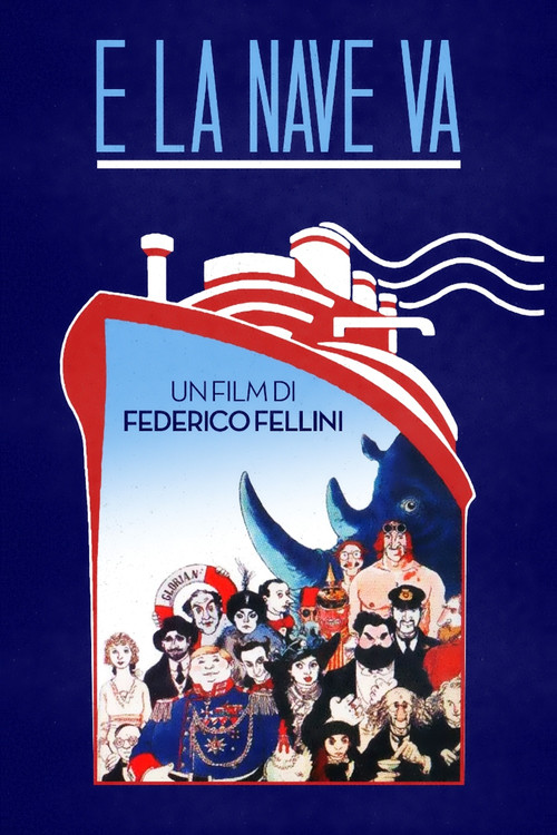 E la nave va film afişi