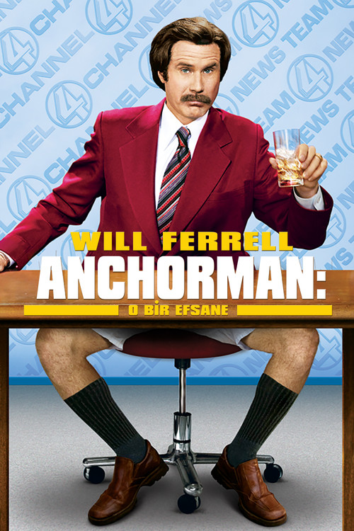 Anchorman: The Legend of Ron Burgundy film afişi