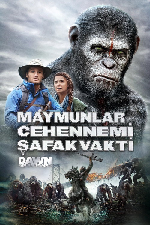Dawn of the Planet of the Apes film afişi