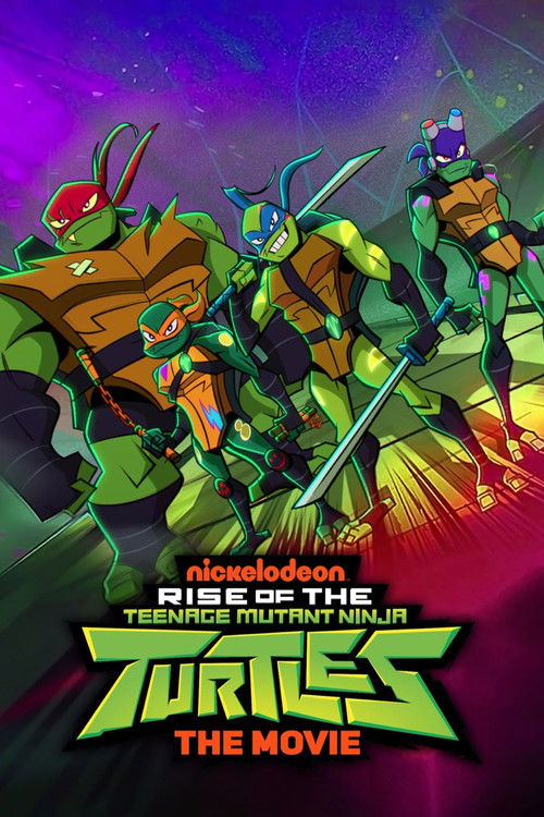 Rise of the Teenage Mutant Ninja Turtles: The Movie (2022) film afişi