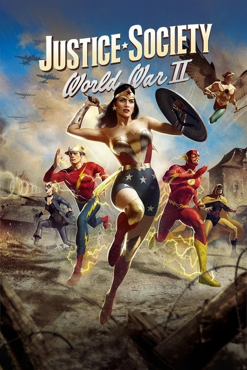 Justice Society: World War II film afişi