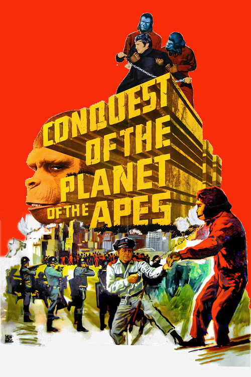 Conquest of the Planet of the Apes film afişi