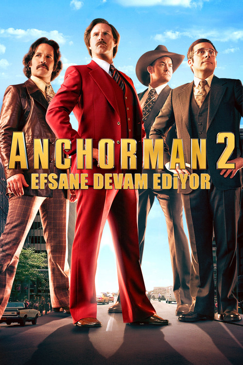 Anchorman 2: Efsane Devam Ediyor film afişi