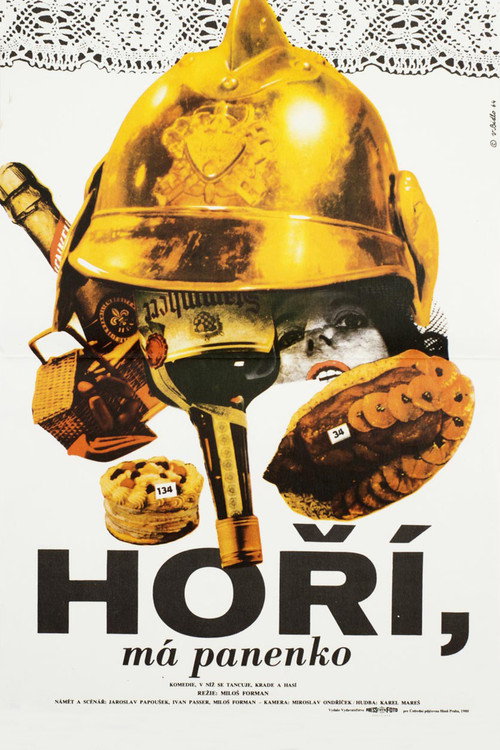 Horí, má panenko film afişi