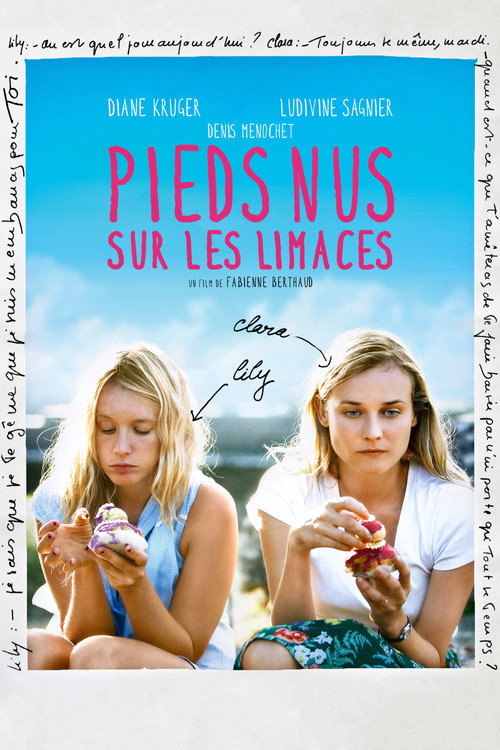 Pieds nus sur les limaces film afişi