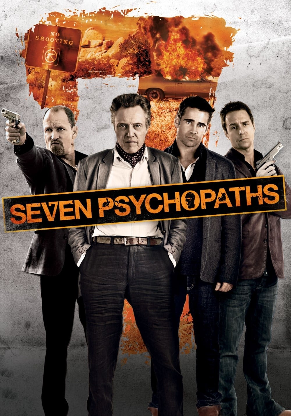 Seven Psychopaths (2012) film afişi