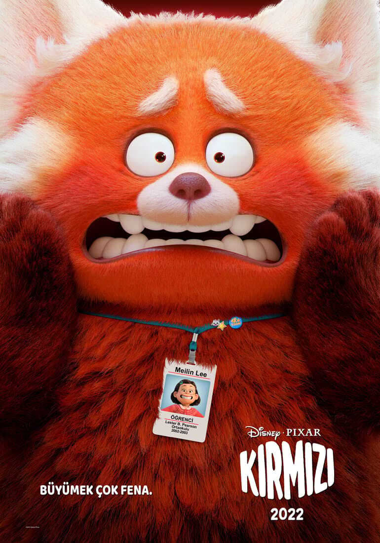 Turning Red (2022) film afişi