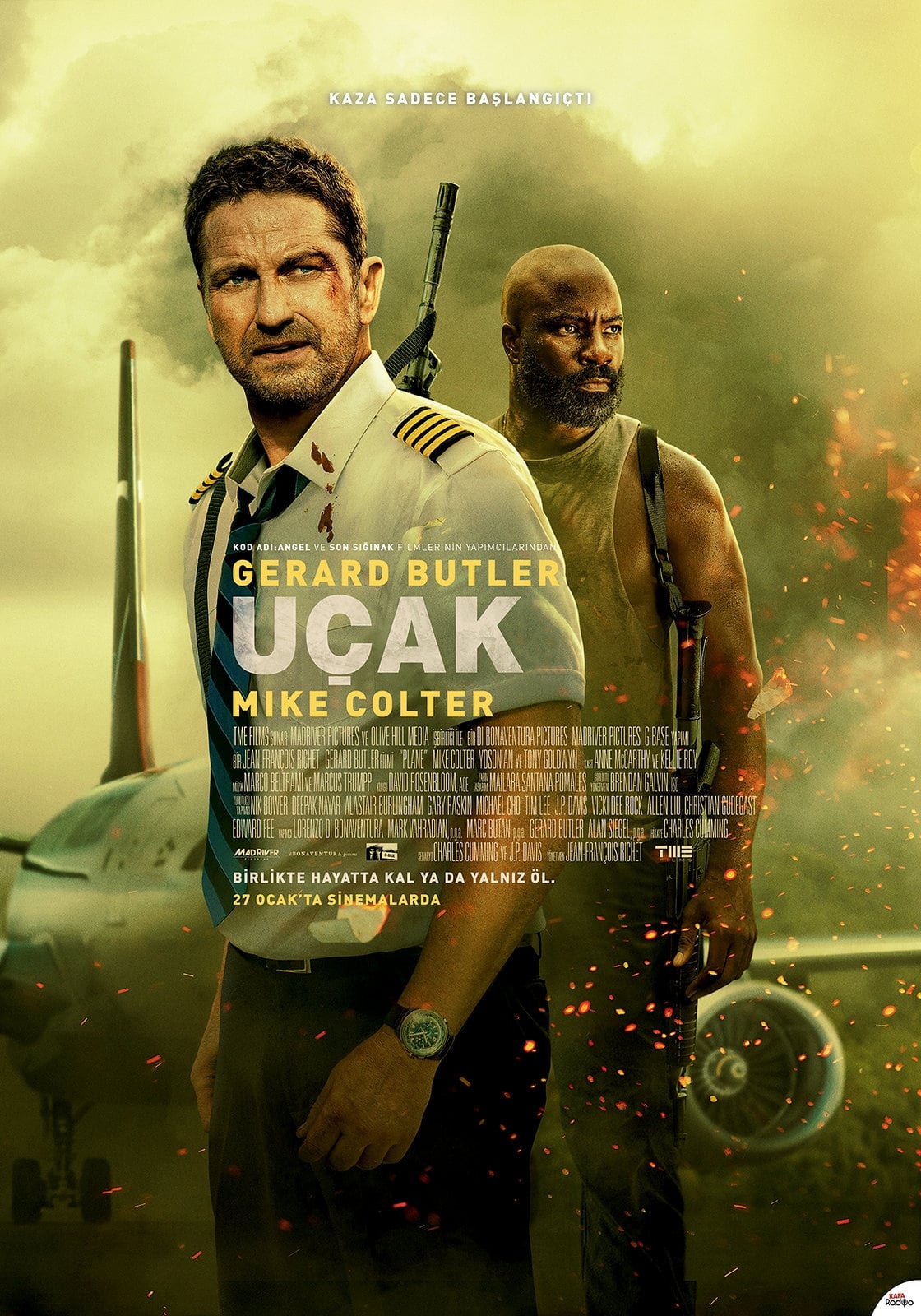 Plane Türkçe Altyazılı izle (2023) film afişi