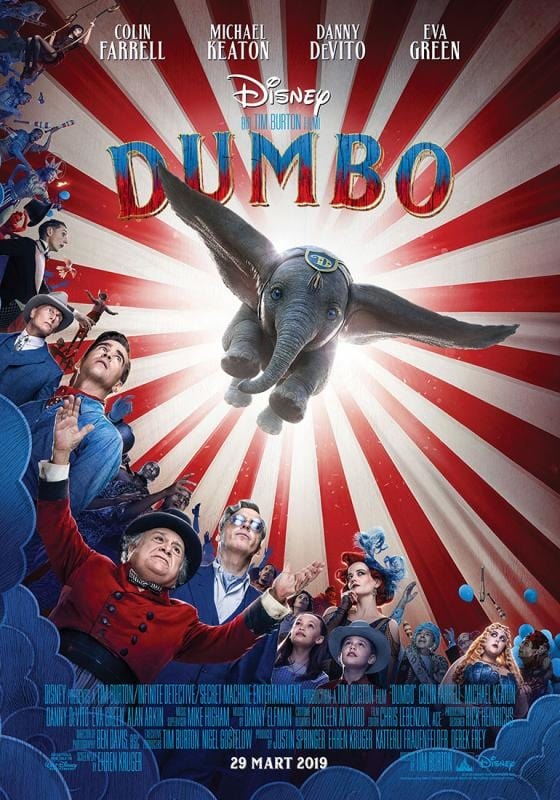 Dumbo 2019 film afişi