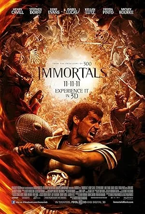 Ölümsüzler: Tanrıların Savaşı film afişi