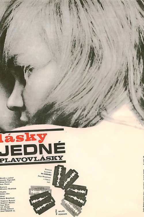 Lásky jedné plavovlásky film afişi